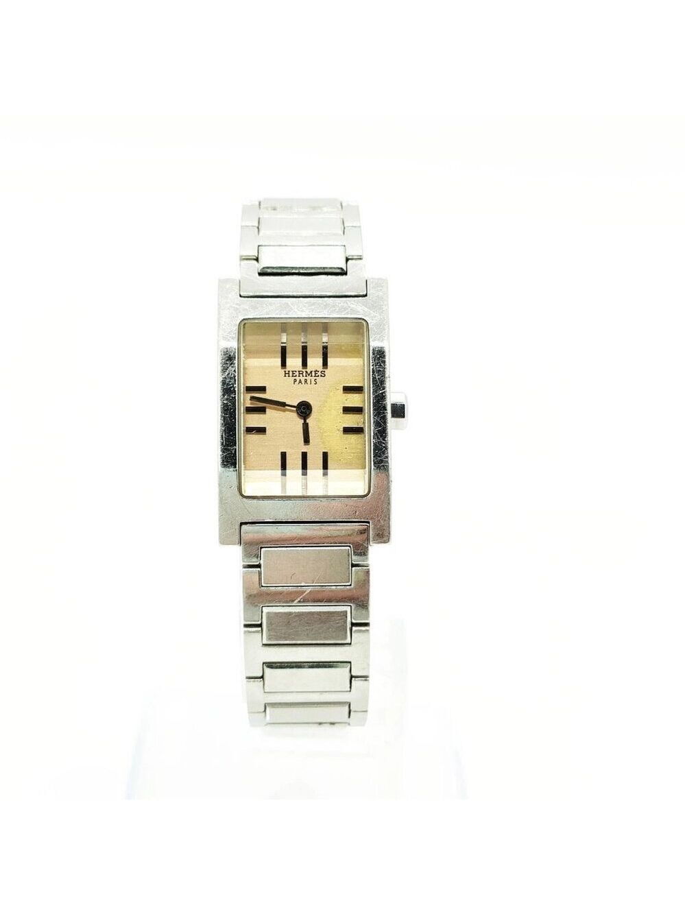 Hermes Watch TA1.210 18mm Women's Gold X Silver 320-052225